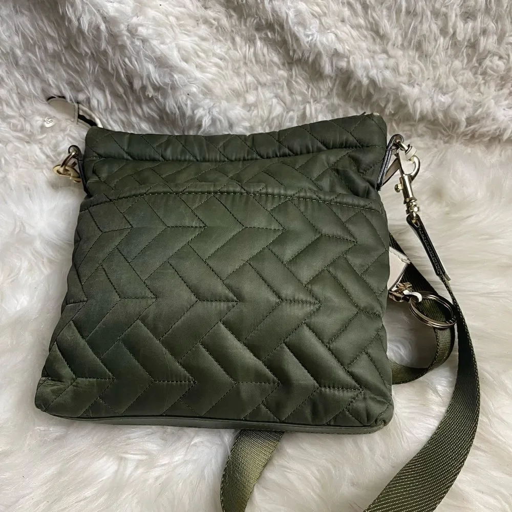 Radley London  Finsbury Park Fabric olive green Quilted Small Crossbody Bag